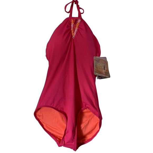 Coco Rave Women's One Piece Bra Sized Swimsuit NWT Size Medium - Picture 2 of 12